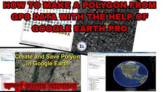 How to create waypoint coordinates polygon using Google earth pro