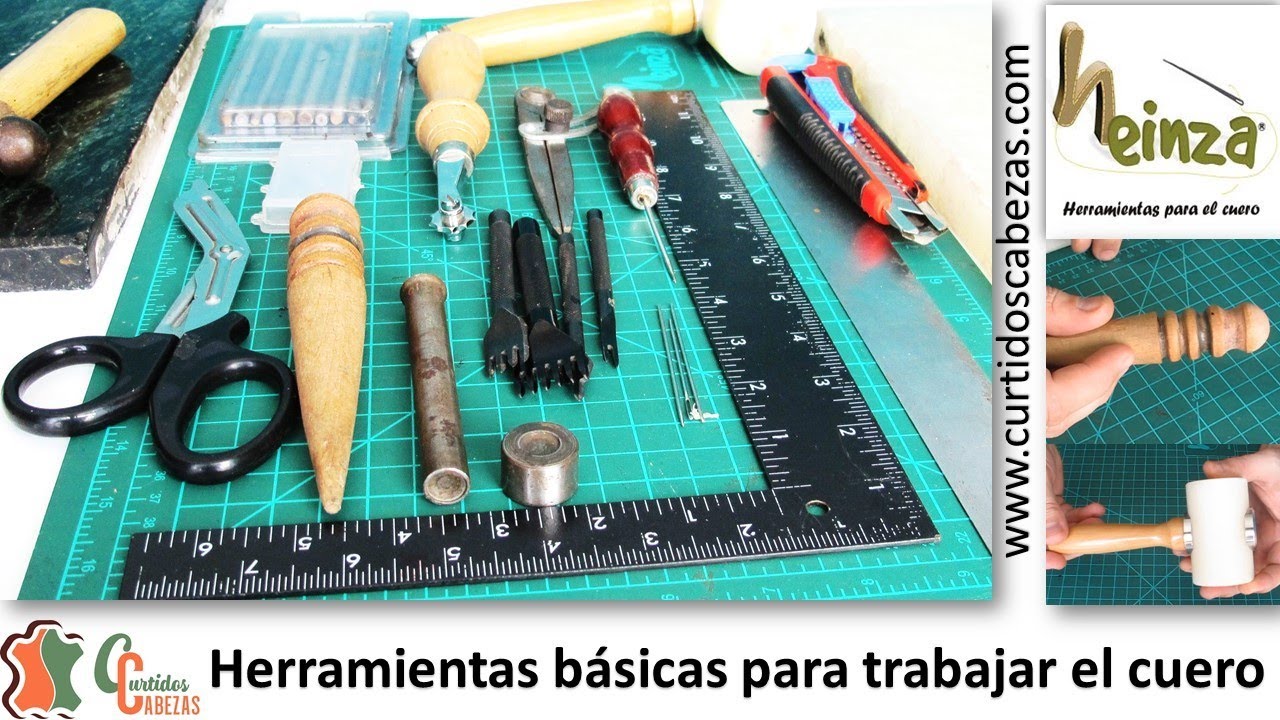 Herramientas básicas para trabajar el cuero - YouTube