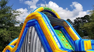 Radical Run Inflatable Rock Climb Slide ~ Best Jump ~ Mandeville, Covington, Slidell, LA