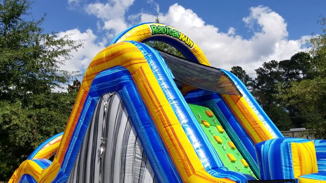 Radical Run Inflatable Rock Climb Slide Best Jump Mandeville
