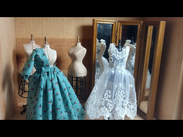 MINI DRESS FORMS w/DRESSES PART 1- Little Gretchen's Workshop