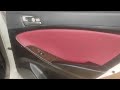 Old Verna car modified seat cover and door panel leader change.