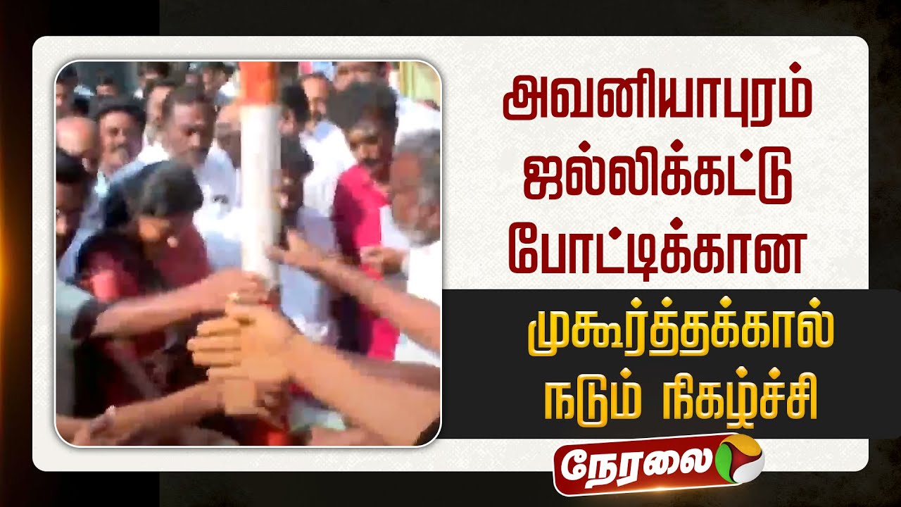 🔴LIVE: அவனியாபுரம் ஜல்லிக்கட்டு போட்டிக்கான முகூர்த்தக்கால் நடும் நிகழ்ச்சி | Jallikattu