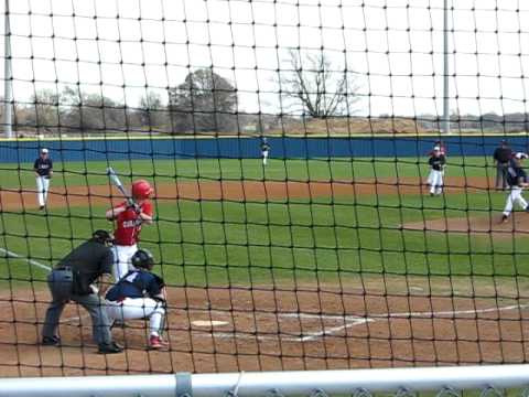 Presley checks the runner @ 3rd then gets the out!