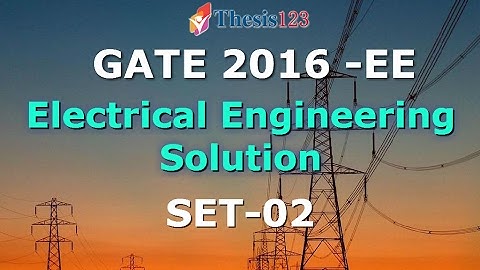 Gate 2016 EE (Set 2) Q41