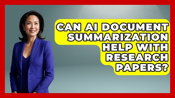Can AI Document Summarization Help With Research Papers? - Ultimate Study Hacks