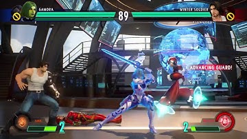 MARVEL VS. CAPCOM: INFINITE - Gamora & X VS Black Widow & Winter Soldier