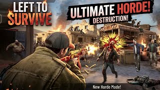 Left tu Survive: Zombie Horde Battle Ground Game 💀 World Most Popular Gaming Video | Survive Player