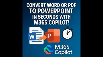 Convert Word or PDF to PowerPoint in Seconds with M365 Copilot! 🚀