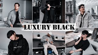 Luxury Black - Lightroom Mobile Presets | Black Preset | Dark Preset | Black Tone | True Black screenshot 5