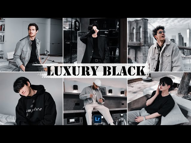 Luxury Black - Lightroom Mobile Presets | Black Preset | Dark Preset | Black Tone | True Black class=