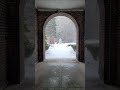 A portal into the snow. February 18, 2021