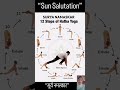 Surya namaskar daily routine 🌞 ! full body yoga 1 minute