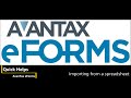 Quickhelps  import tax slip data from excel  csv into avantax eforms