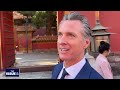 Newsom Visits Forbidden City