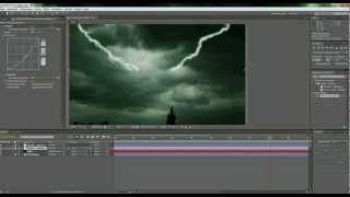After Effects Blitz Effekt Tutorial german
