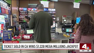 Ticket sold in CA wins $1.22B Mega Millions jackpot