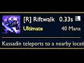 Kassadin, but his R has 0.33 Cooldown (Preseason 2024)