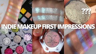 Indie Makeup First Impressions | BellaBeauteBar, Pretties for Your Face, Dualism Beauty and More