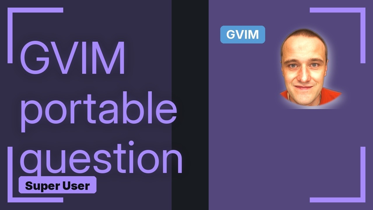 How to make gVIM portable? (3 Solutions!!) - YouTube