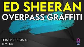 Ed Sheeran - Overpass Graffiti - Karaoke Instrumental
