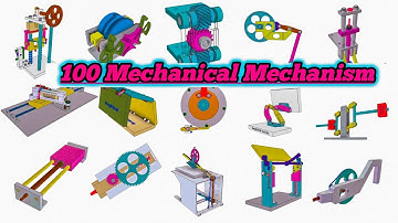 100 Mechanical Mechanisms Explained | Motion & Machine Design | Engineering Animation #mechanism 