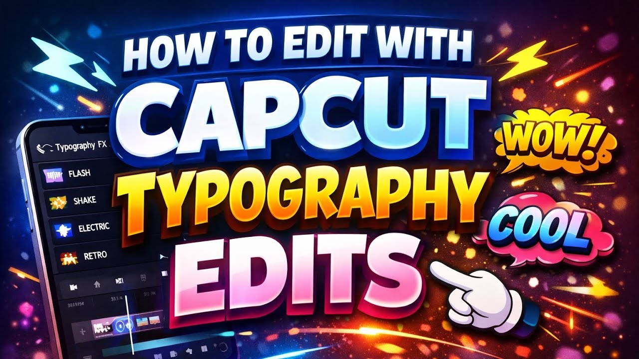 How to Edit Typography in CapCut | Step-by-Step Tutorial⁉️ - YouTube