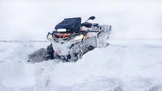 180 километров ГЛУБОЧАЙШЕГО СНЕГА. Квадроциклы тонут в сугробах