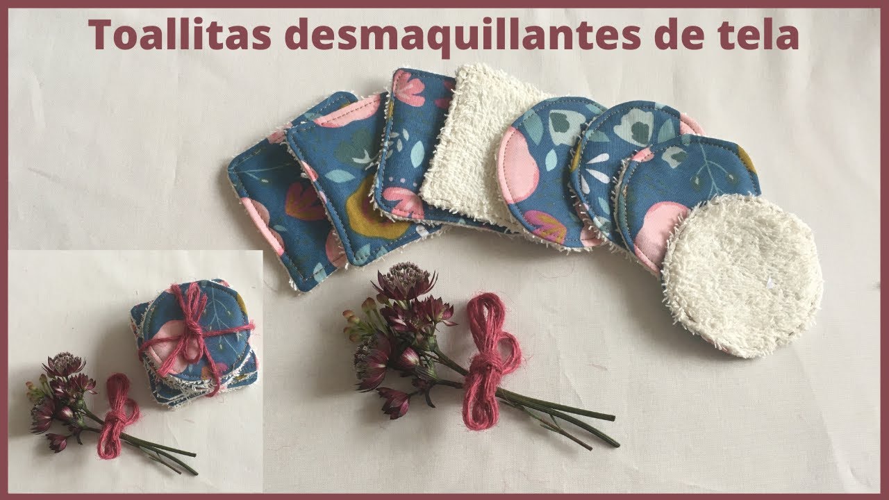Coser para regalar o vender en navidad / Toallitas desmaquillantes de tela / Ideen Nachhaltig