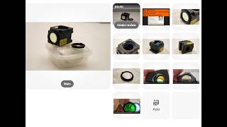 *For Parts As Is* Nikon FITC DM50 Fluorescence cube for Eclipse E800 E1000 34745