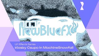 An Audio Effect Ill Call MachineSnowfall