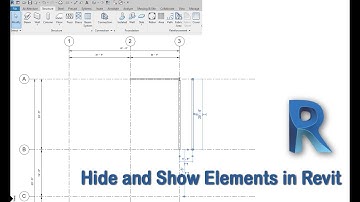 How to hide and Show elements in Revit