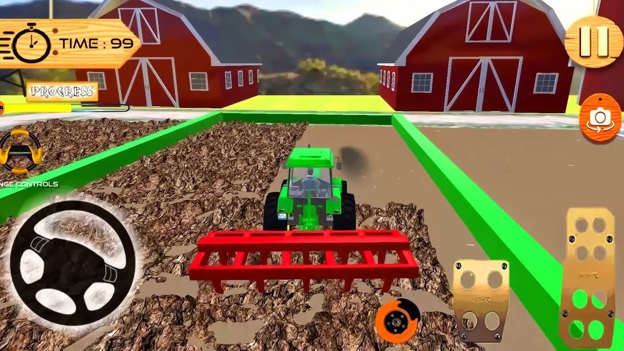 Tractor Driver Thresher Simulator - Best Android GamePlay