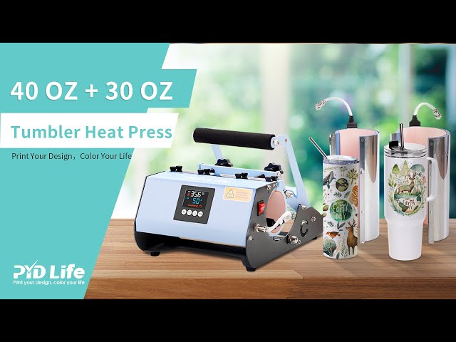 PYD Life New 30oz Tumbler Heat Press Machine for 30 OZ 20 OZ 16 OZ