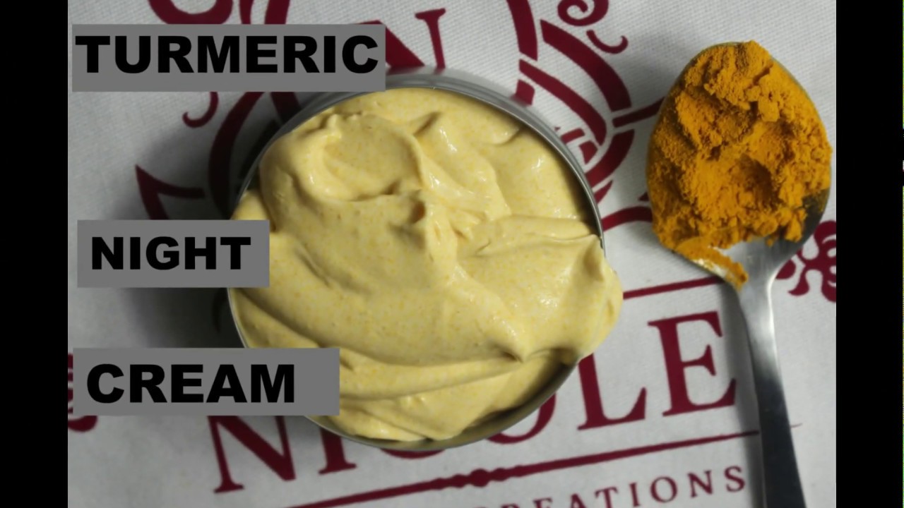 HOW TO MAKE TURMERIC NIGHT FACE CREAM NICOLE TV YouTube