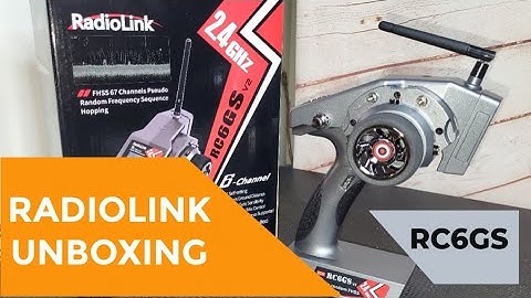 Radiolink RG6CS Unboxing 6 Channel Transmitter!