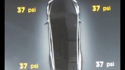How to check Tesla tire pressure on screen