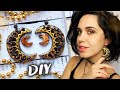 Stylish Halfmoons Earrings ▸ ▹EASY DIY◂ ◃