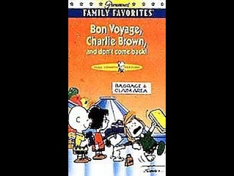 bon voyage charlie brown 1997 vhs