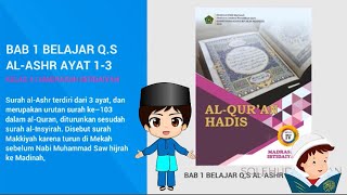 Pelajaran Al-Quran Hadist Kelas 4 |AL-ASHR Ayat 1-3