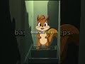 Bouncy Faces the Dark: A Brave Brain Story 🌙🐿️ #shorts
