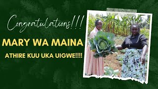 CONGRATULATIONS! MARY WA MAINA ATHIRE KUU UKA UIGWE!