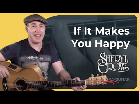 If It Makes You Happy - Sheryl Crow - Guitar Lesson Tutorial (BS-426)