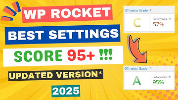 WP Rocket WordPress Plugin Tutorial 2025 - Best Settings to Get 95+ Performance!!! (LIVE PROOF)