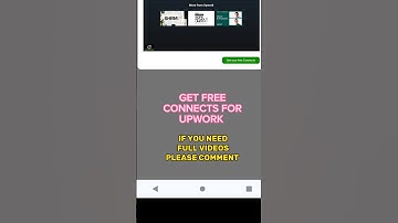 How to get Free Upwork Connects #upwork #viral
