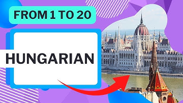 Számolj 1-től 20-ig MAGYARUL #számolás #hogyan #nyelv #magyarország