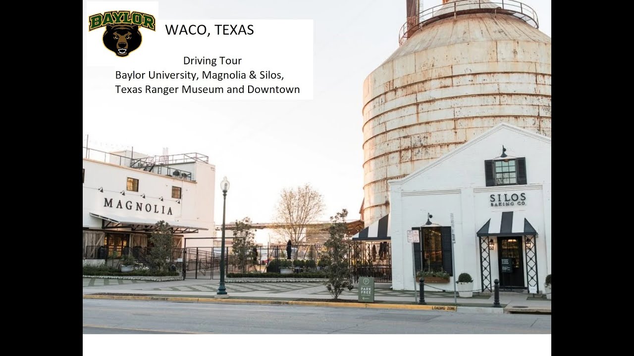 {4K} What is Waco, TX like? [Driving Tour]  Magnolia Silos, Baylor University and downtown.