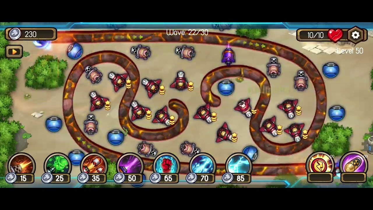 Level 50 of Tower Defense Galaxy Legend Game short video | @Kidilaska gaming video | 