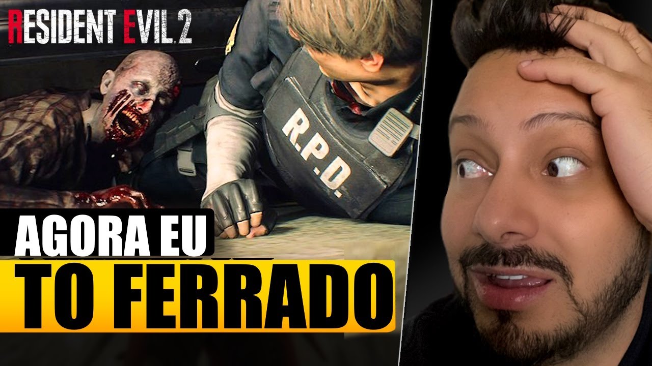 RESIDENT EVIL 2 REMAKE: EU NÃO TAVA PRONTO PRA ISSO (LIVE)