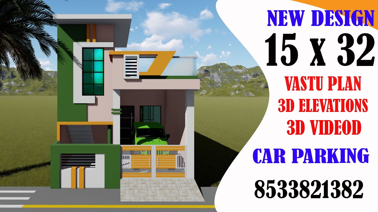 15x32 House Plan 15 By 32 House Design With Car Parking 15x32 House Design Youtube 15x32 House Plan 15 By 32 House Design With Car Parking 15x32 House Design Youtube